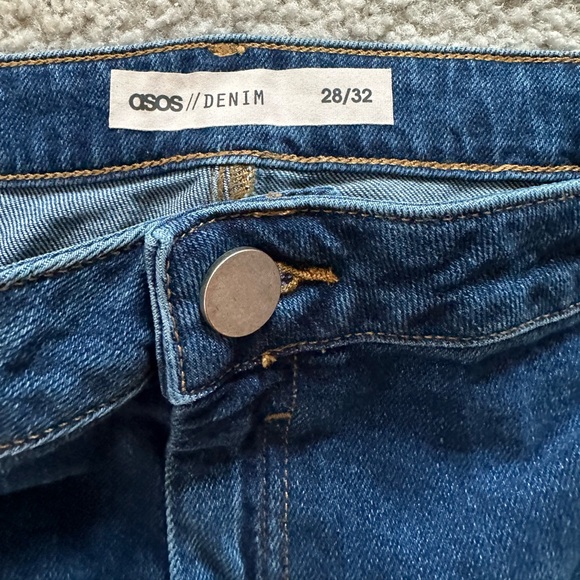 ASOS Curve Plus Size Blue Denim Jeans - Picture 6 of 8
